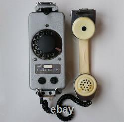 Téléphone Vintage Urss Soviétique Rare Marine Russe Téléphone De Navire Tournant, Disque Tac-m