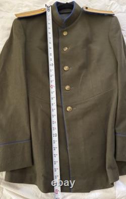 Tunique de parade soviétique russe de la Seconde Guerre mondiale, veste, uniforme des troupes internes de l'URSS NKVD, pantalon.