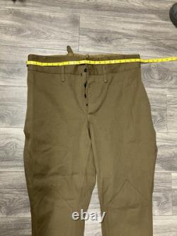 Tunique en coton EM et pantalon soviétique russe de la Seconde Guerre mondiale. Taille grande, neuf.