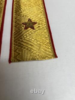 URSS RUSSE Armée Soviétique GÉNÉRAL Épaulières en Or (?)
