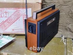 URSS soviétique russe VINTAGE récepteur radio transistor Selena B-216 GO FM UHF
