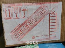URSS soviétique russe VINTAGE récepteur radio transistor Selena B-216 GO FM UHF