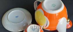 USSR Porcelaine Soviétique Russe THÉIÈRE Ensemble Tasse & Soucoupe Pomme Usine Polonnoe