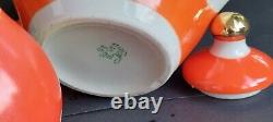 USSR Porcelaine Soviétique Russe THÉIÈRE Ensemble Tasse & Soucoupe Pomme Usine Polonnoe
