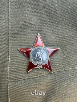 Uniforme soviétique russe original rare vintage de la Seconde Guerre mondiale