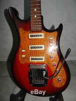 Ural 650 Urss Rare Vintage Guitare Électrique Soviétique Russe