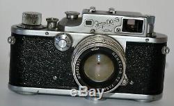 Urss Rare Russe Zorki 3 Leica Camera + Copy Lentille Jupiter-8, F2 / 50 MM (1)