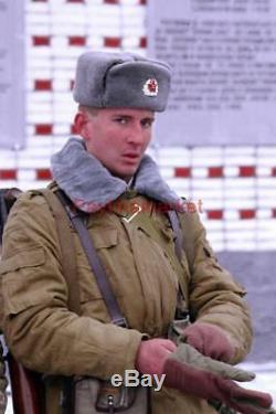 Véritable Veste Militaire Armée Russe Soviétique Forme Afro Costume D'hiver Urss Bushlat