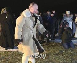 Veste En Peau De Mouton Bekesha Officier De L'armée Russe D'hiver En Peau De Mouton Manteau Urss Touloupe