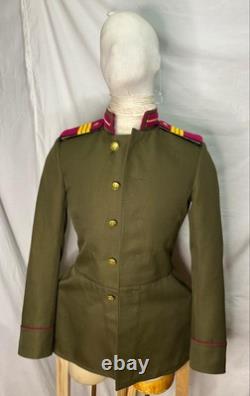 Veste Kitel de la Seconde Guerre Mondiale soviétique russe. Taille 48-182 par Schuster