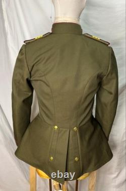 Veste Kitel de la Seconde Guerre Mondiale soviétique russe. Taille 48-182 par Schuster