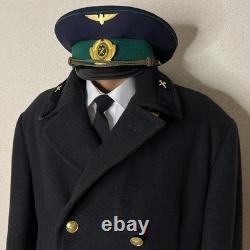 Veste, chemise et casquette d’uniforme vintage de chef de train soviétique, chemin de fer, URSS, russe