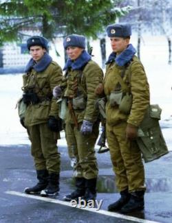 Veste d'hiver d'officier russe de l'URSS uniforme de la guerre en Afghanistan armée soviétique AFGHANKA