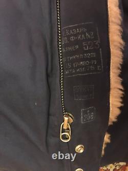 Veste de soldat russe soviétique pour l'hiver forces aériennes VDV militaires afghanes URSS 52-3