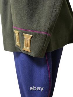 Veste et Pantalon de Parade d'Officier Supérieur d'Infanterie Soviétique Russe M1943 Mundir
