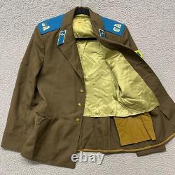 Veste militaire vintage de l'armée soviétique de l'Union soviétique pour hommes 38 vert