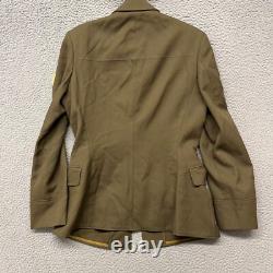Veste militaire vintage de l'armée soviétique de l'Union soviétique pour hommes 38 vert