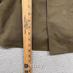Veste militaire vintage de l'armée soviétique de l'Union soviétique pour hommes taille 38, manteau vert