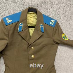 Veste militaire vintage de l'armée soviétique de l'Union soviétique pour hommes taille 38, manteau vert