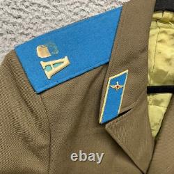Veste militaire vintage de l'armée soviétique de l'Union soviétique pour hommes taille 38, manteau vert