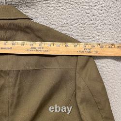 Veste militaire vintage de l'armée soviétique de l'Union soviétique pour hommes taille 38, manteau vert
