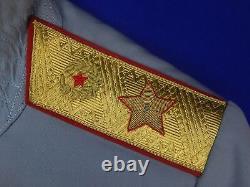 Veste uniforme tunique maréchal vintage soviétique russe URSS après la Seconde Guerre mondiale