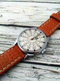 Vintage Aviator Russian Watch 2209 Urss D'origine Soviétique Hommes Laco Mécanique