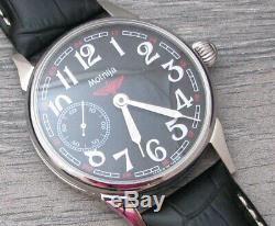 Vintage Molniya Molnia Soviétique Urss Russe Montre Bracelet Mécanique Originale Homme