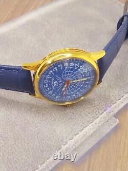 Vintage Raketa 24h Polaire Mécanique Hommes Russes Cadran Soviétique Montre Poignet URSS Rare 20