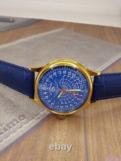 Vintage Raketa 24h Polaire Mécanique Hommes Russes Cadran Soviétique Montre Poignet URSS Rare 20