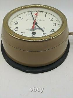Vintage Russe Soviet Cccp Kauahguyckue Horloge Sous-marine Maritime