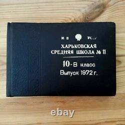 Vintage Russe Soviet School Album Graduation Urss Photo Collectibles Retro Vtg