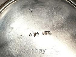 Vintage Sel russe soviétique de l'URSS en argent sterling 875 avec bain de, 39g poinçonné
