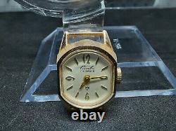 Vintage Soviet Femmes En Or 583 Wrist Watch Slava 17 Bijoux Urss Rétro Vieux Rare