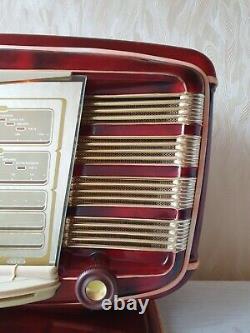 Vintage Tube Radio Zvezda 54 Red Star 54 Russie Urss 1955y