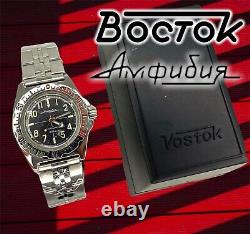Vostok Amphibia Montre Automatique Rare Nouveau Russe Wrist Urss Soviet Eau R